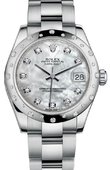 Rolex Datejust 178344 mdo Datejust 31mm Steel and White Gold