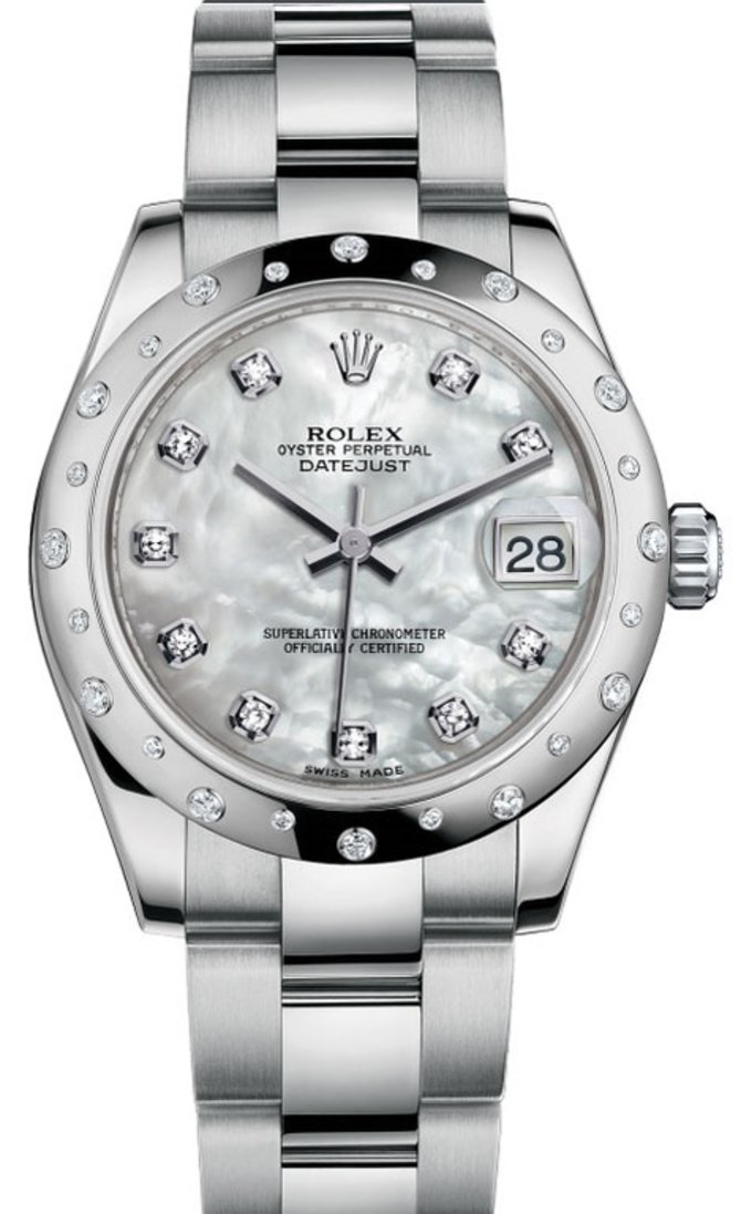 Rolex 178344 mdo Datejust Datejust 31mm Steel and White Gold