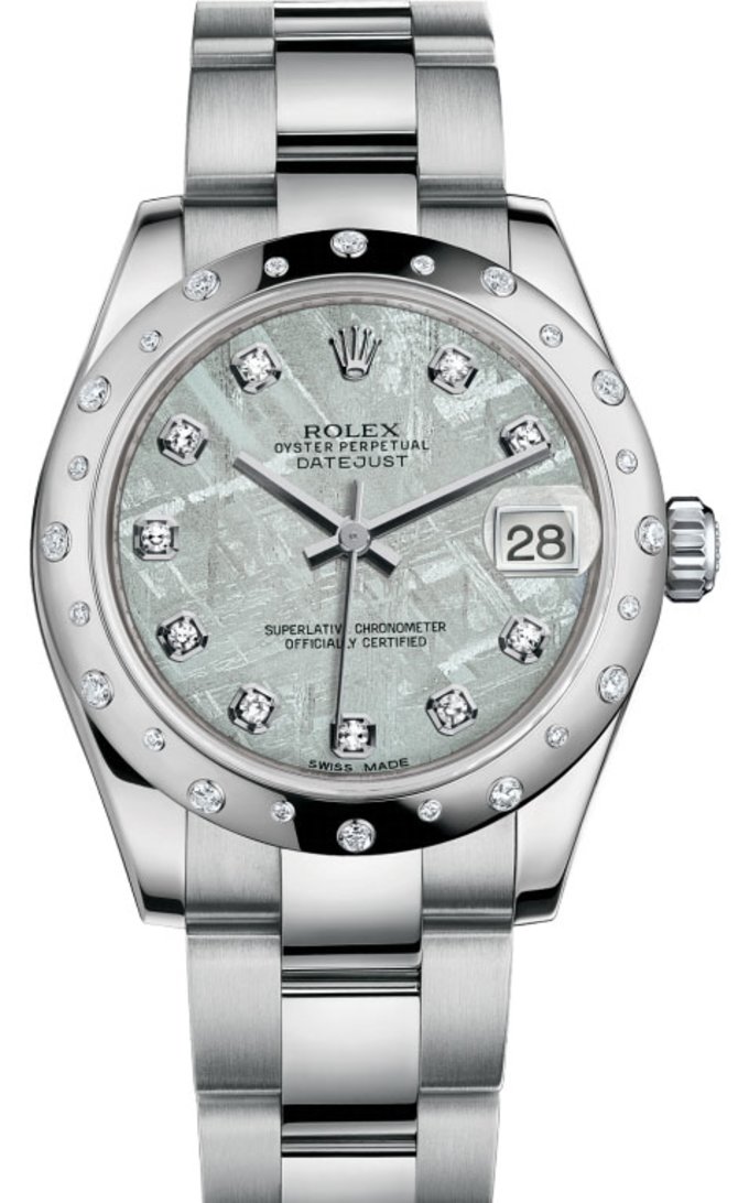 Rolex 178344 mtdo Datejust 31mm Steel and White Gold