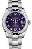 Rolex Datejust 178344 pdro 31mm Steel and White Gold