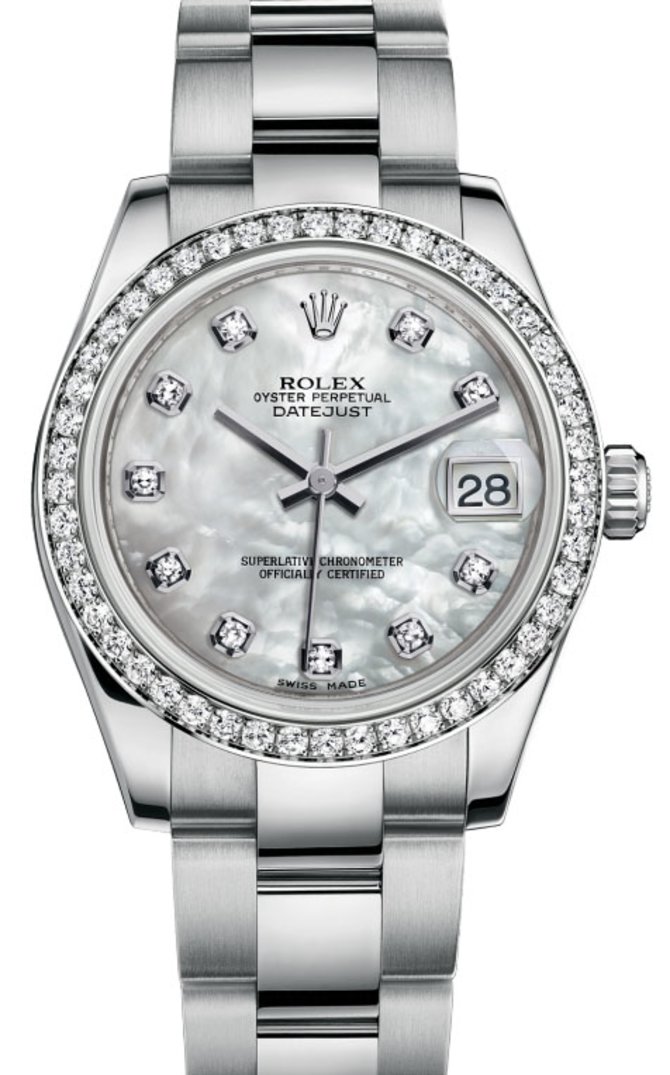 Rolex 178384 mdo Datejust 31mm Steel and White Gold