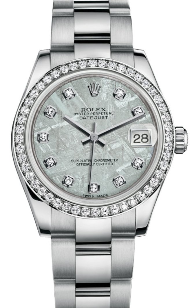 Rolex 178384 mtdo Datejust 31mm Steel and White Gold