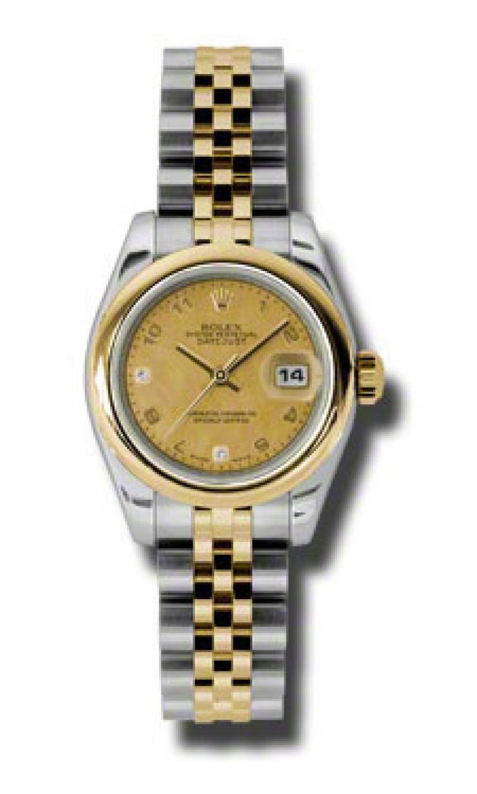 Rolex 179163 chgdmdaj Datejust Ladies 26mm Steel and Yellow Gold - фото 2
