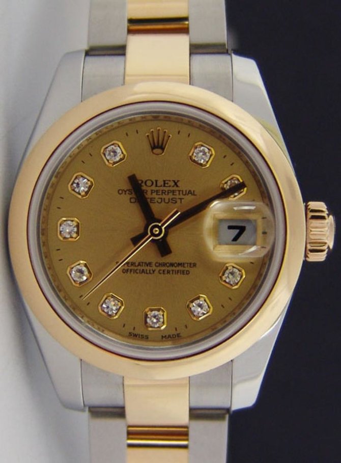 Rolex 179163 chdo Datejust Ladies 26mm Steel and Yellow Gold - фото 2
