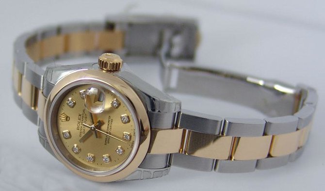 Rolex 179163 chdo Datejust Ladies 26mm Steel and Yellow Gold - фото 3