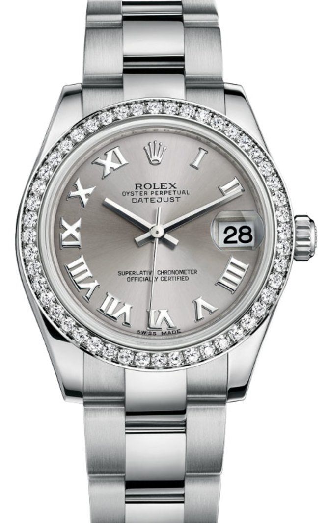 Rolex 178384 sro Datejust 31mm Steel and White Gold