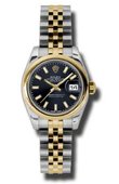 Rolex Datejust Ladies 179163 bksj 26mm Steel and Yellow Gold