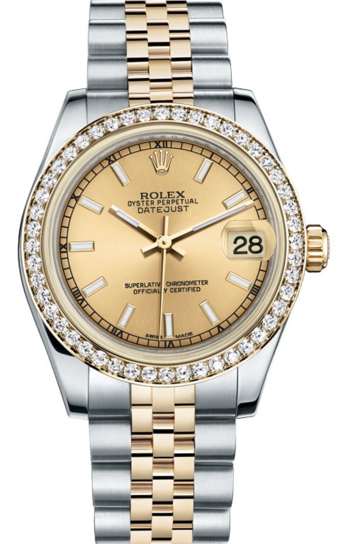 Rolex 178383 chij Datejust 31mm Steel and Yellow Gold
