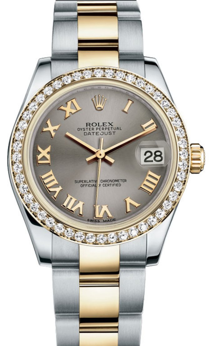 Rolex 178383 gro Datejust 31mm Steel and Yellow Gold