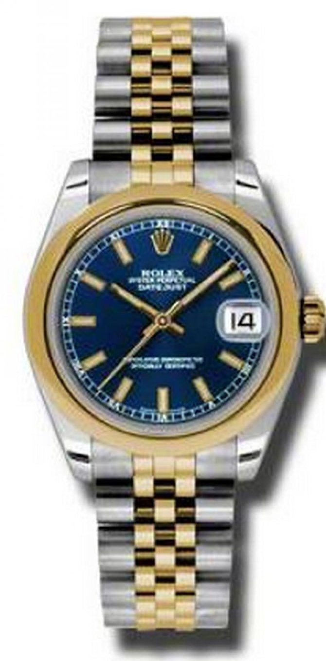 Rolex 178243 blij Datejust 31mm Steel and Yellow Gold - фото 1