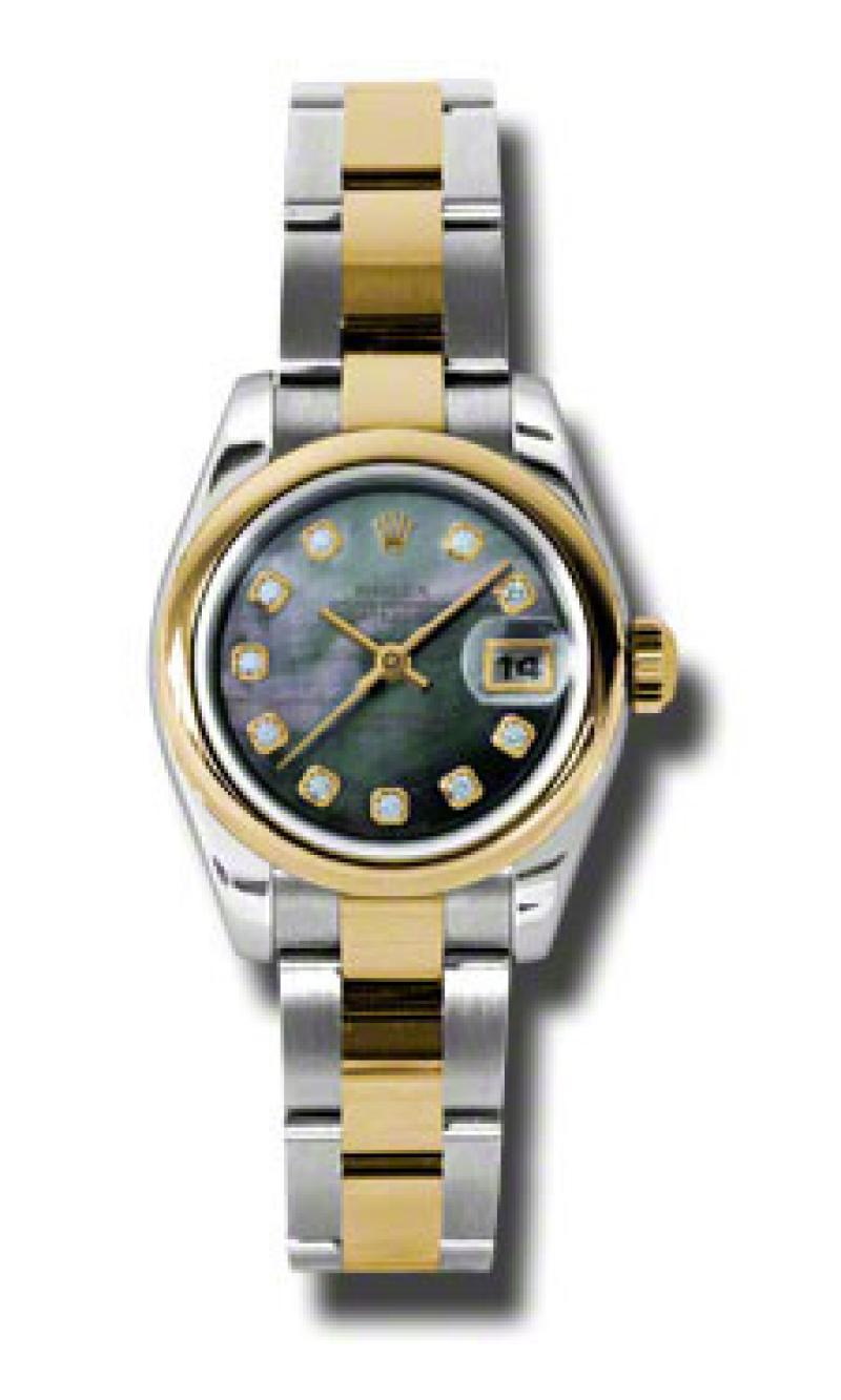 179163 dkmdo Rolex 26mm Steel and Yellow Gold Datejust Ladies