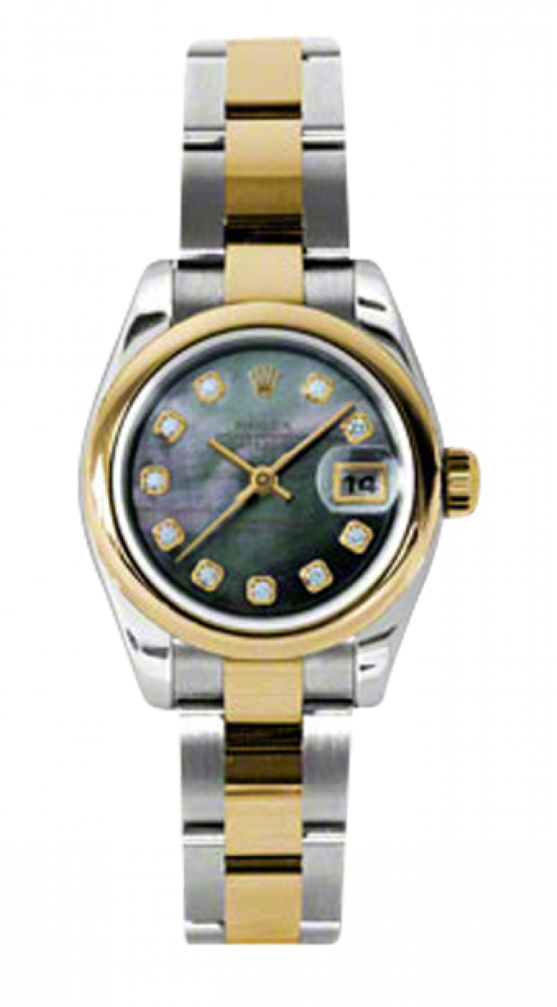 179163 dkmdo Rolex 26mm Steel and Yellow Gold Datejust Ladies