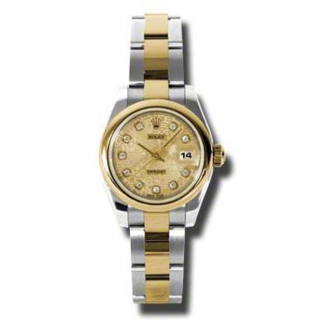 Rolex 179163 chjdo Datejust Ladies 26mm Steel and Yellow Gold - фото 2