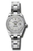 Rolex Datejust Ladies 179384 sio 26mm Steel and White Gold