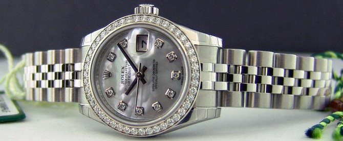 Rolex 179384 mdj Datejust Ladies 26mm Steel and White Gold - фото 3