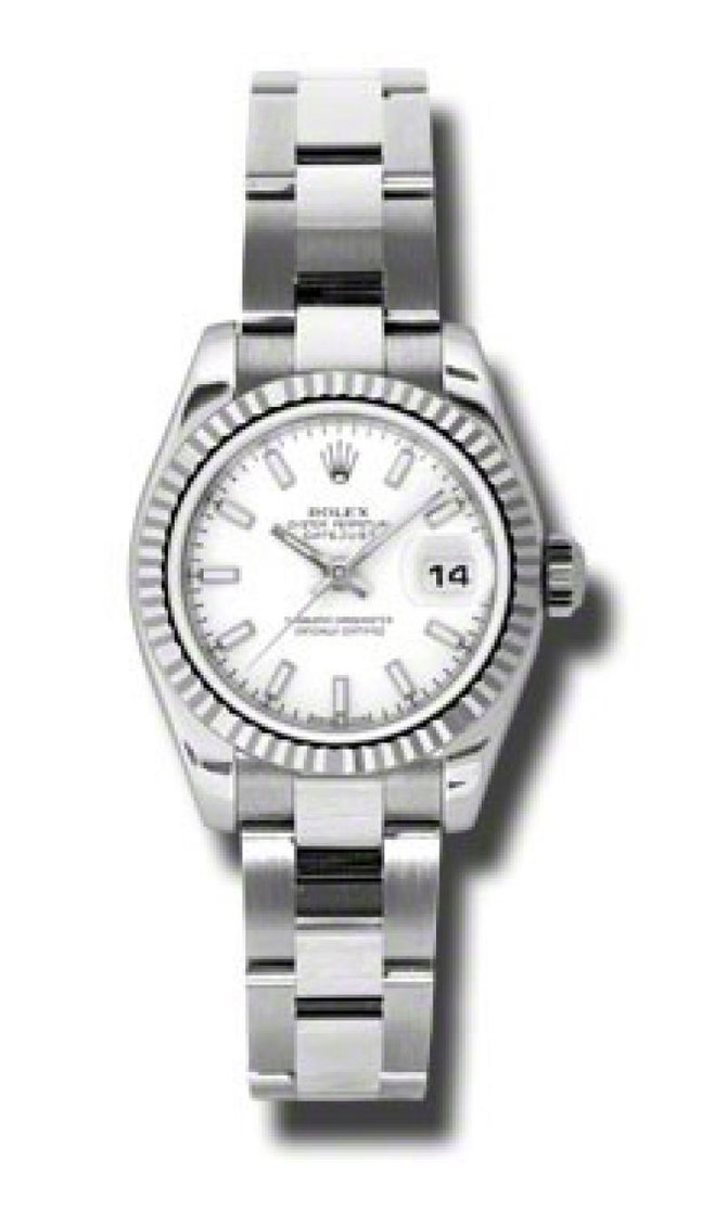 Rolex 179174 wso Datejust Ladies 26mm Steel and White Gold - фото 2