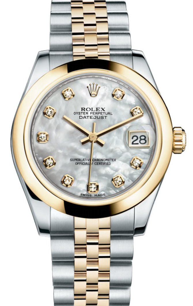 Rolex 178243 mdj Datejust 31mm Steel and Yellow Gold