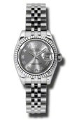 Rolex Datejust Ladies 179174 rrj 26mm Steel and White Gold