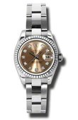Rolex Datejust Ladies 179174 pdo 26mm Steel and White Gold
