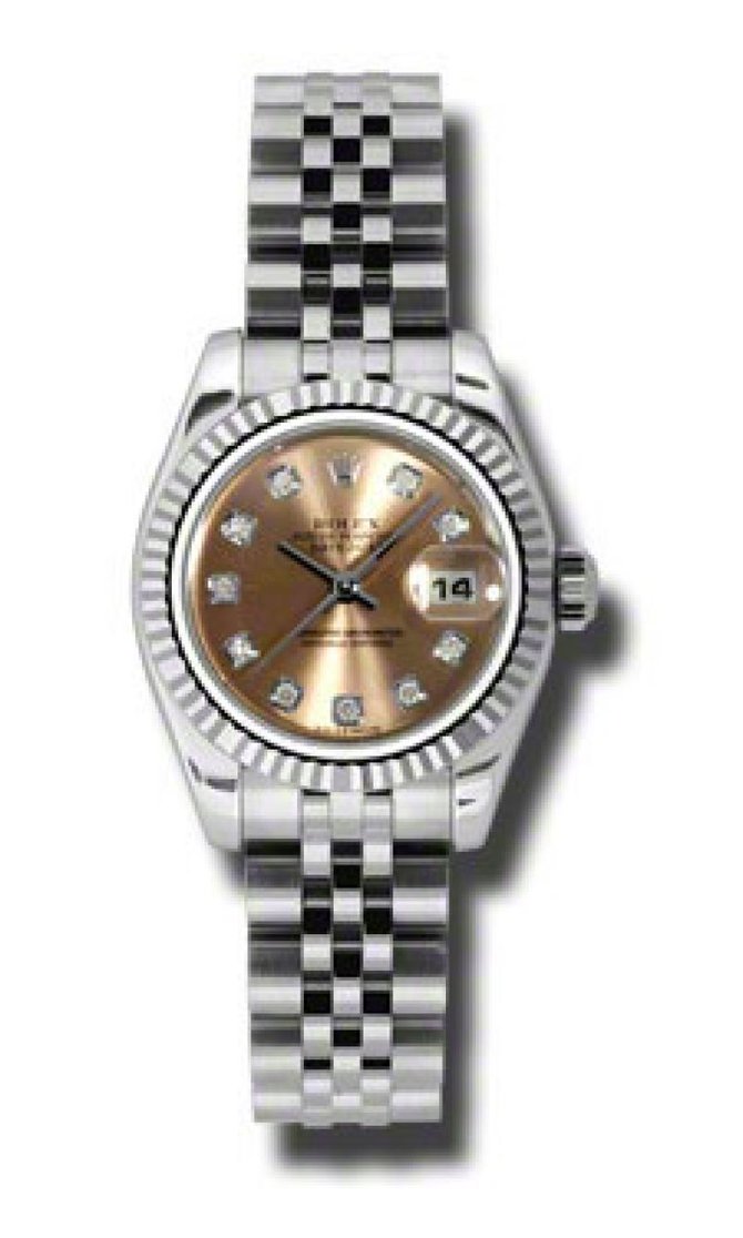Rolex 179174 pdj Datejust Ladies 26mm Steel and White Gold - фото 1
