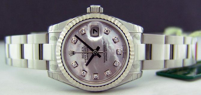 Rolex 179174 mdo Datejust Ladies 26mm Steel and White Gold - фото 2
