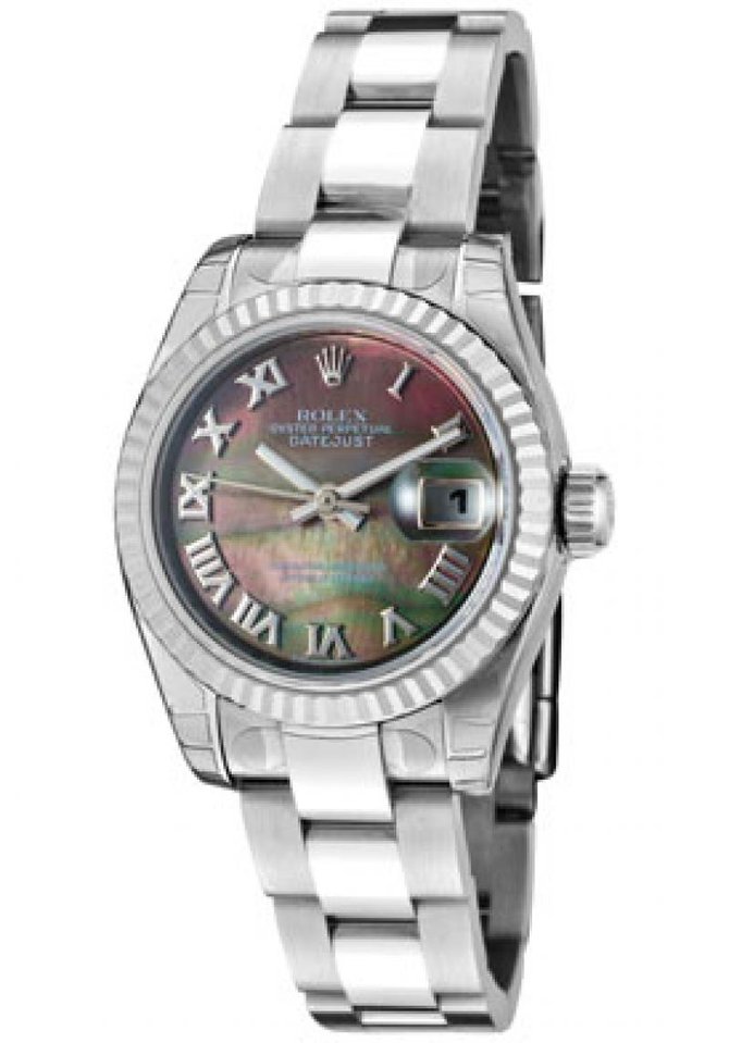 Rolex 179174 dkmro Datejust Ladies 26mm Steel and White Gold - фото 1