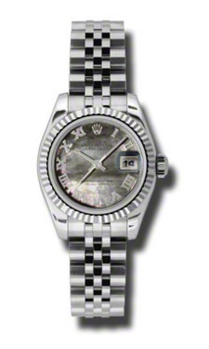 Rolex 179174 dkmrj Datejust Ladies 26mm Steel and White Gold - фото 1