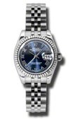 Rolex Datejust Ladies 179174 blrj 26mm Steel and White Gold