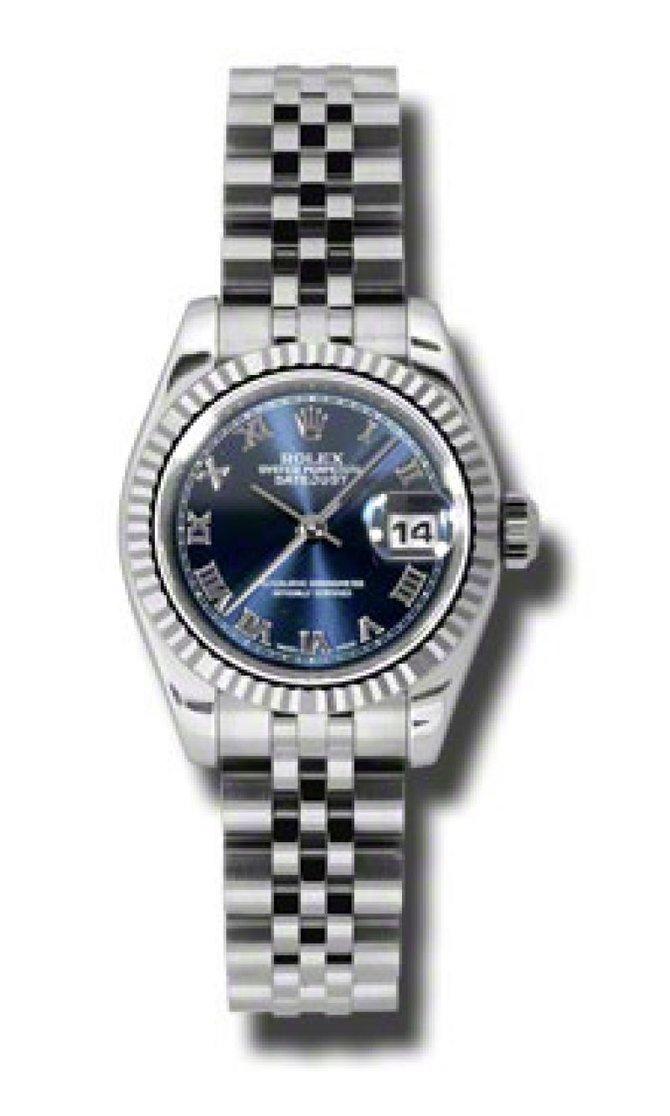 Rolex 179174 blrj Datejust Ladies 26mm Steel and White Gold - фото 1
