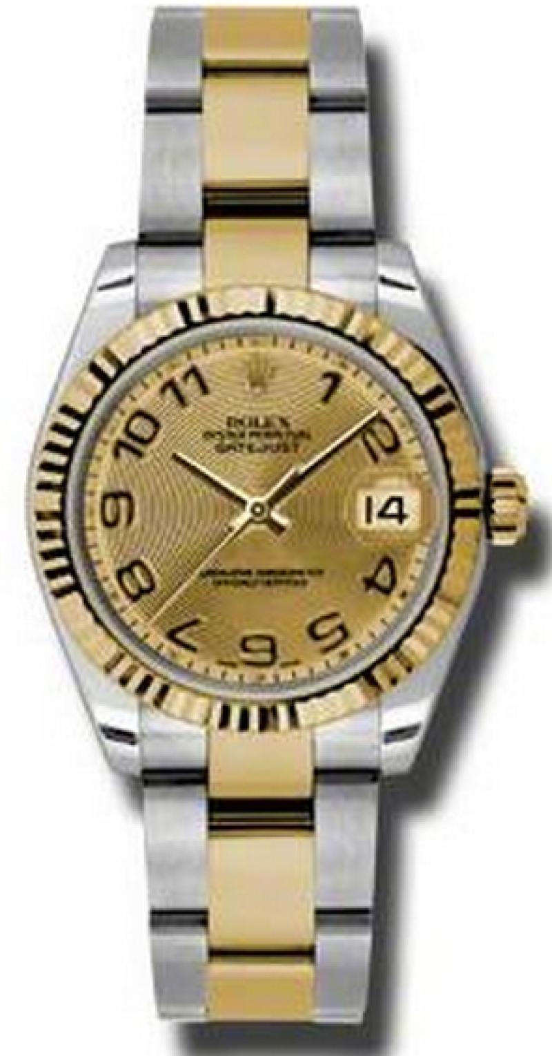 178273 chcao Rolex 31mm Steel and Yellow Gold Datejust
