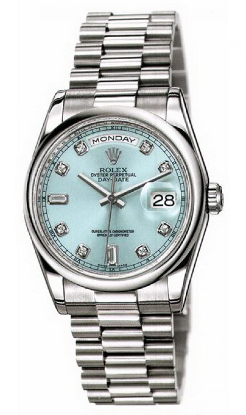 Platinum (118206 blue diamonds 