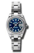 Rolex Datejust Ladies 179174 blso 26mm Steel and White Gold