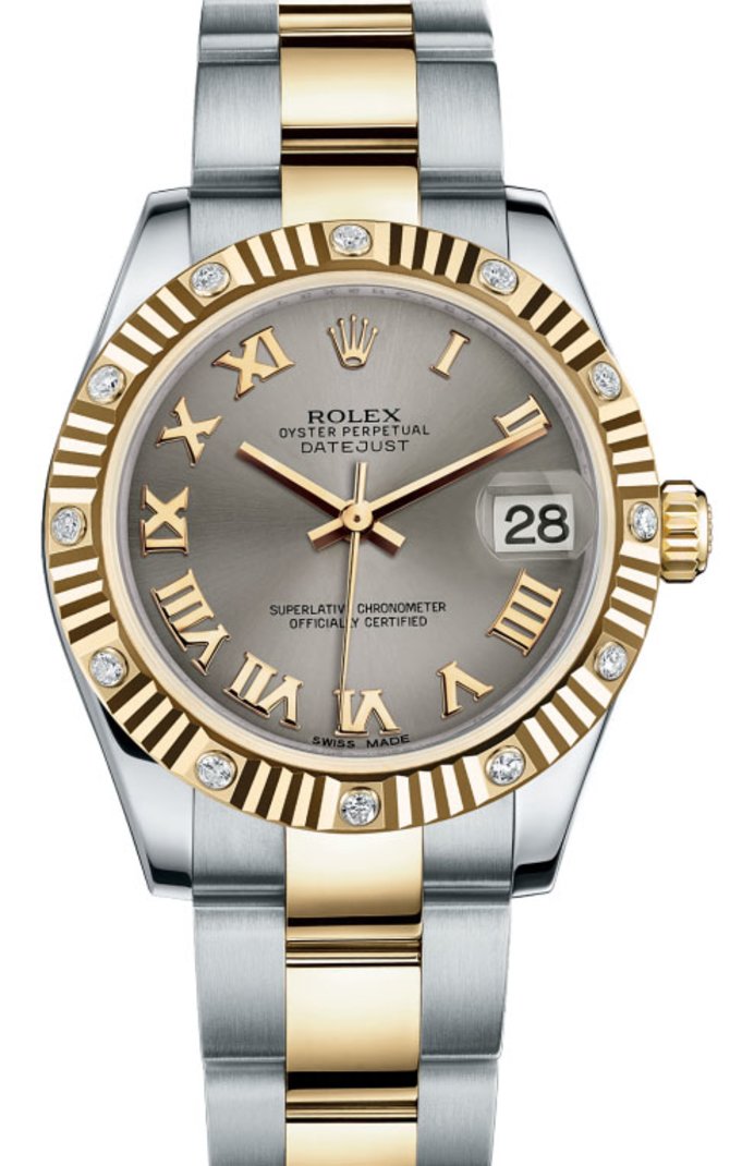 Rolex 178313 gro Datejust 31mm Steel and Yellow Gold