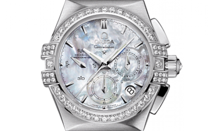 Omega 121.17.35.50.05.001 Constellation Ladies Double eagle co-axial chronograph - фото 3
