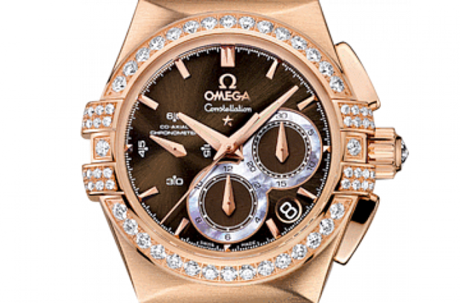 Omega 121.57.35.50.13.001 Constellation Ladies Double eagle co-axial chronograph - фото 3