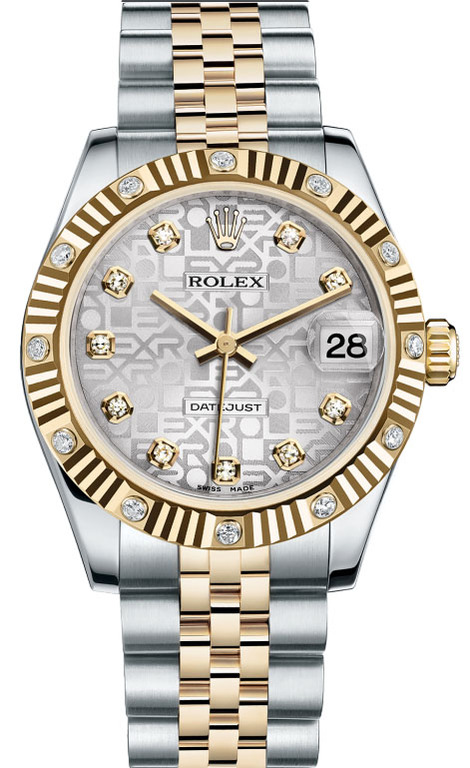 rolex datejust 31mm steel and yellow gold
