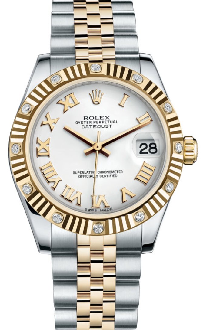 Rolex 178313 wrj Datejust 31mm Steel and Yellow Gold