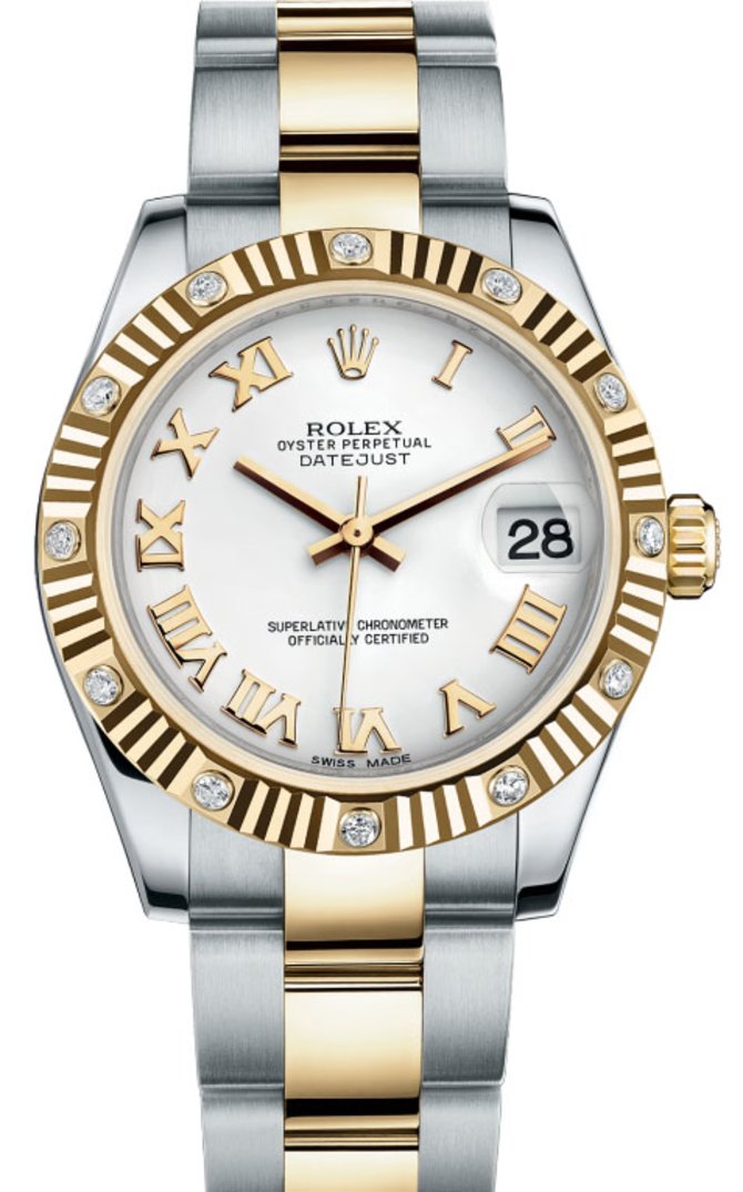Rolex 178313 wro Datejust 31mm Steel and Yellow Gold 